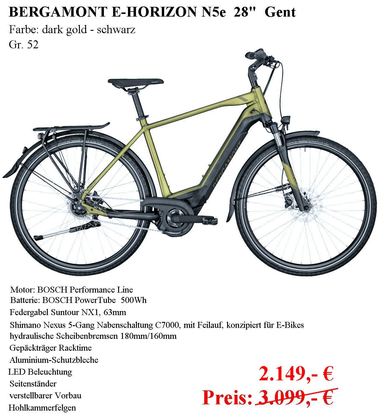 E Horizon N5e FH500 Gent Gr.52 2022 b reduziert