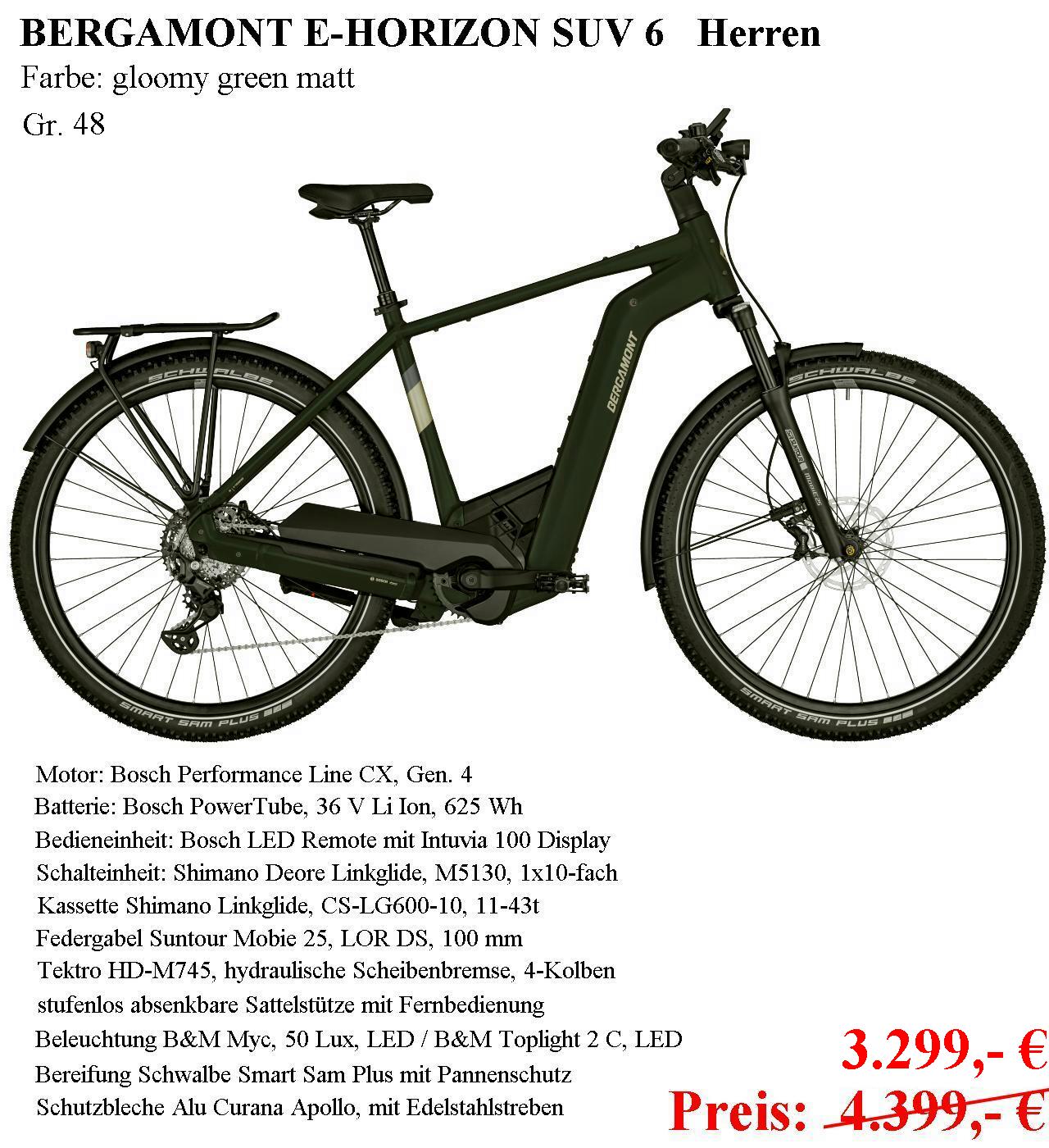 E Horizon SUV 6 Gent green Gr.48 2023