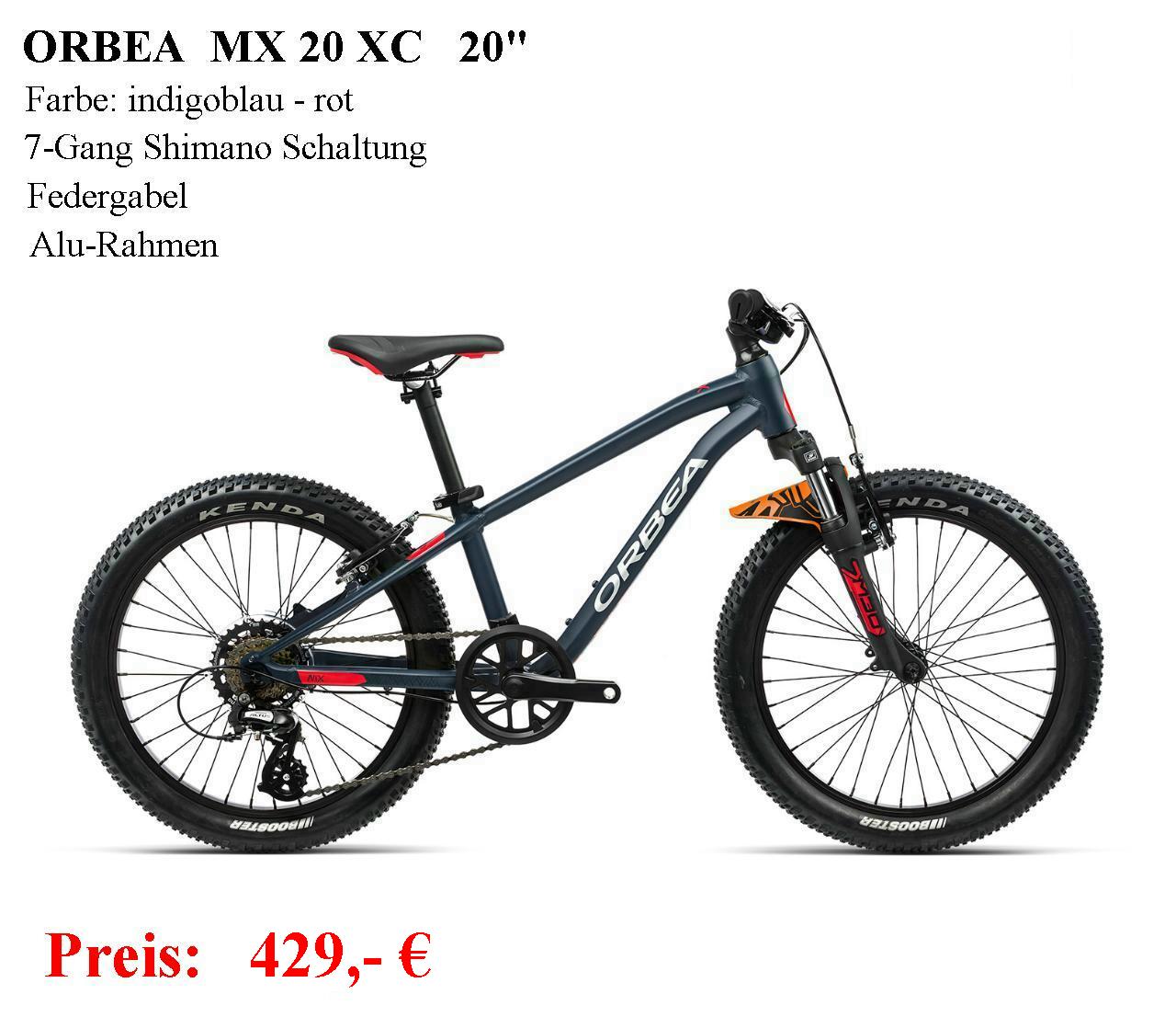 MX 20 XC blau rot