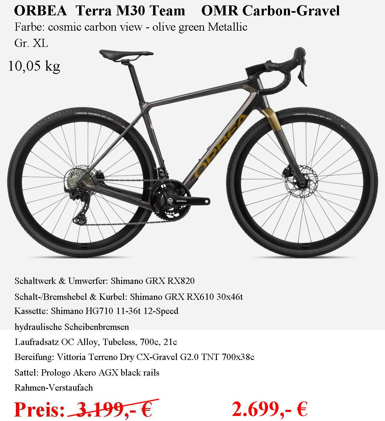 Terra M30 Team Gr.XL cosmic carbon olive green 2024 über